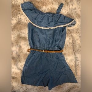 Justice Denim Romper